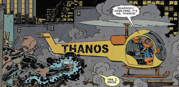 Thanos e Deadpool