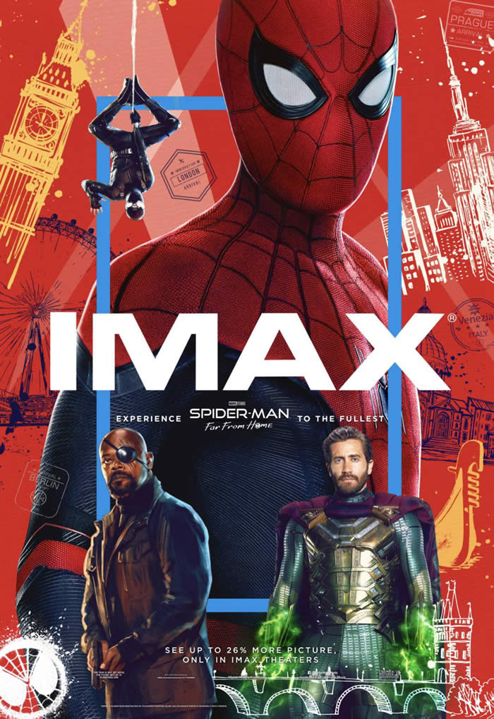 Spider-Man Far From Home poster IMAX