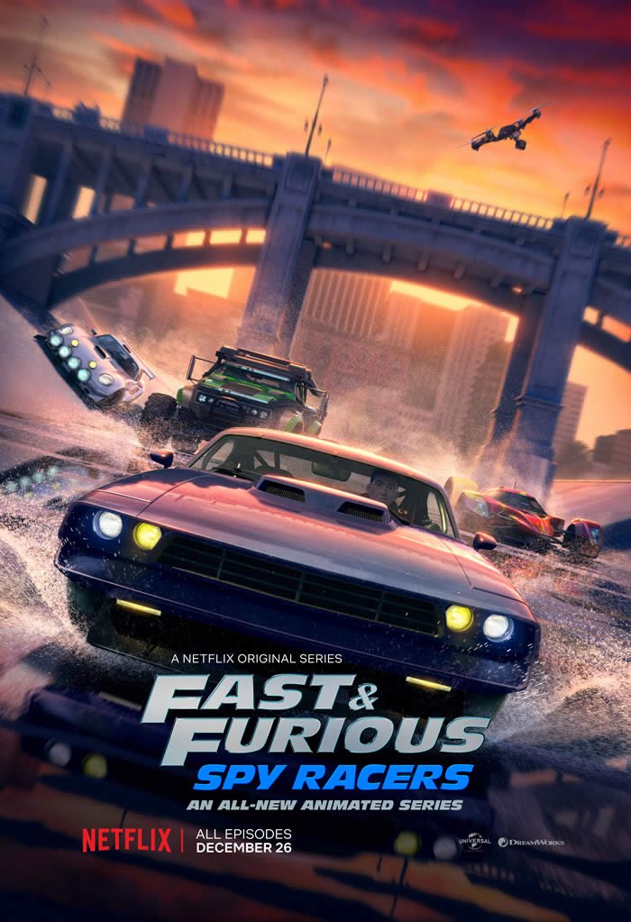 Fast & Furious il poster della serie animata Netflix