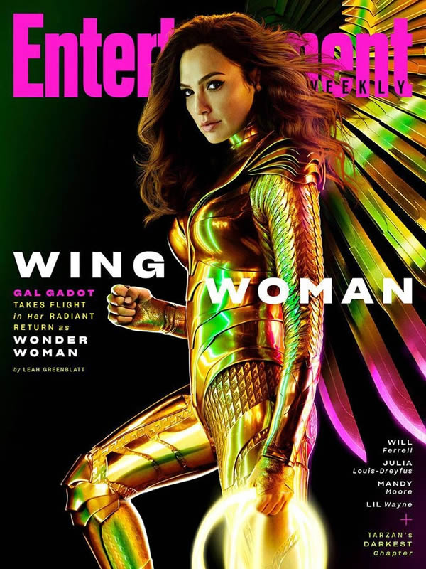 Wonder Woman Gal Gadot - EW copertina