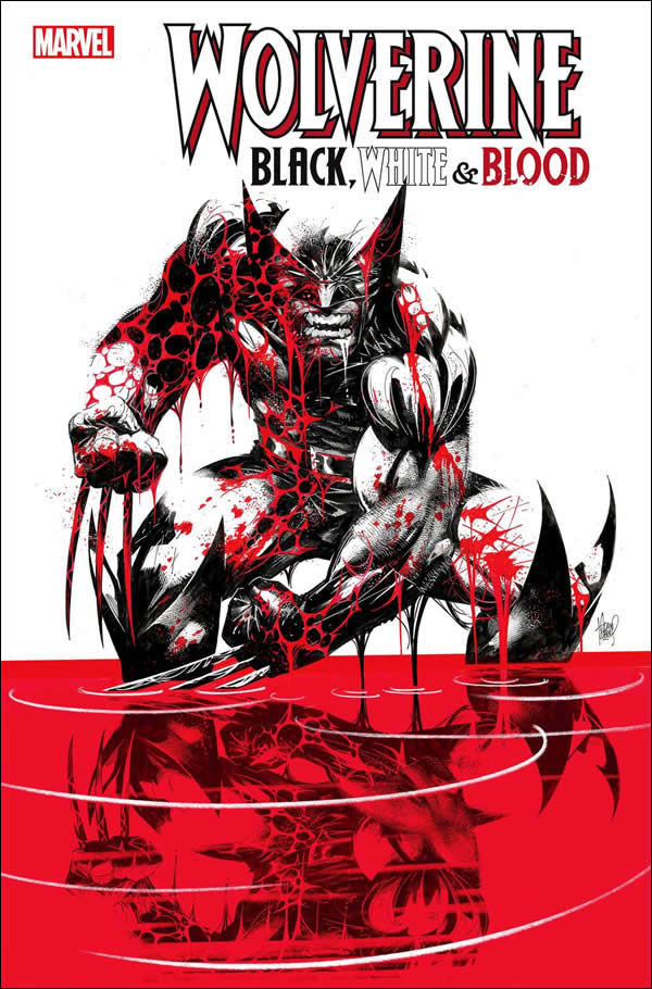 Wolverine Black White Blood