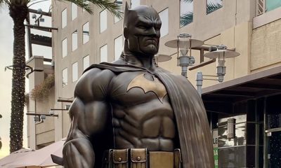 Batman la statua di Burbank