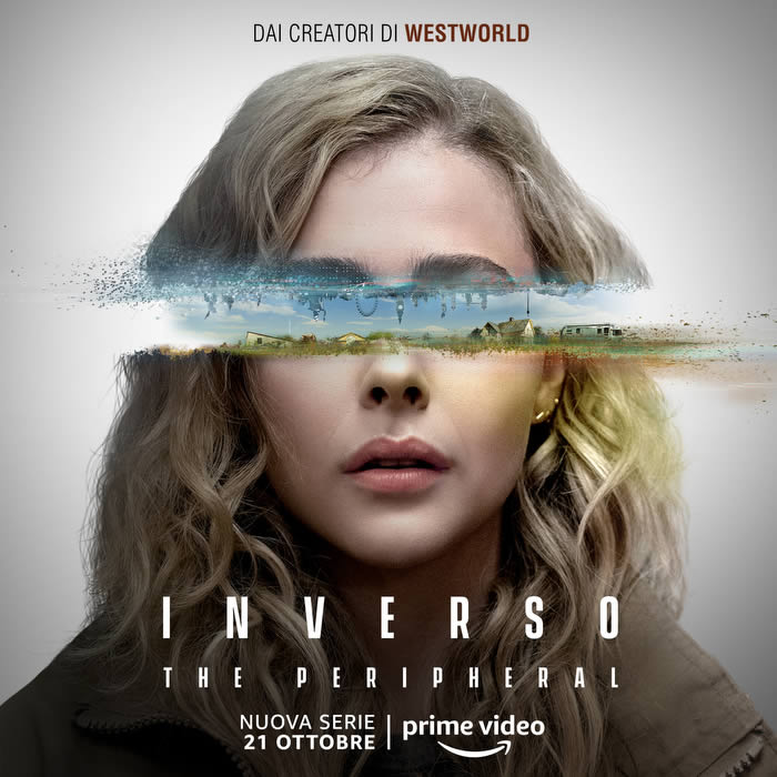 Il poster di Inverso, nuova serie Prime Video con protagonista Chloë Grace Moretz